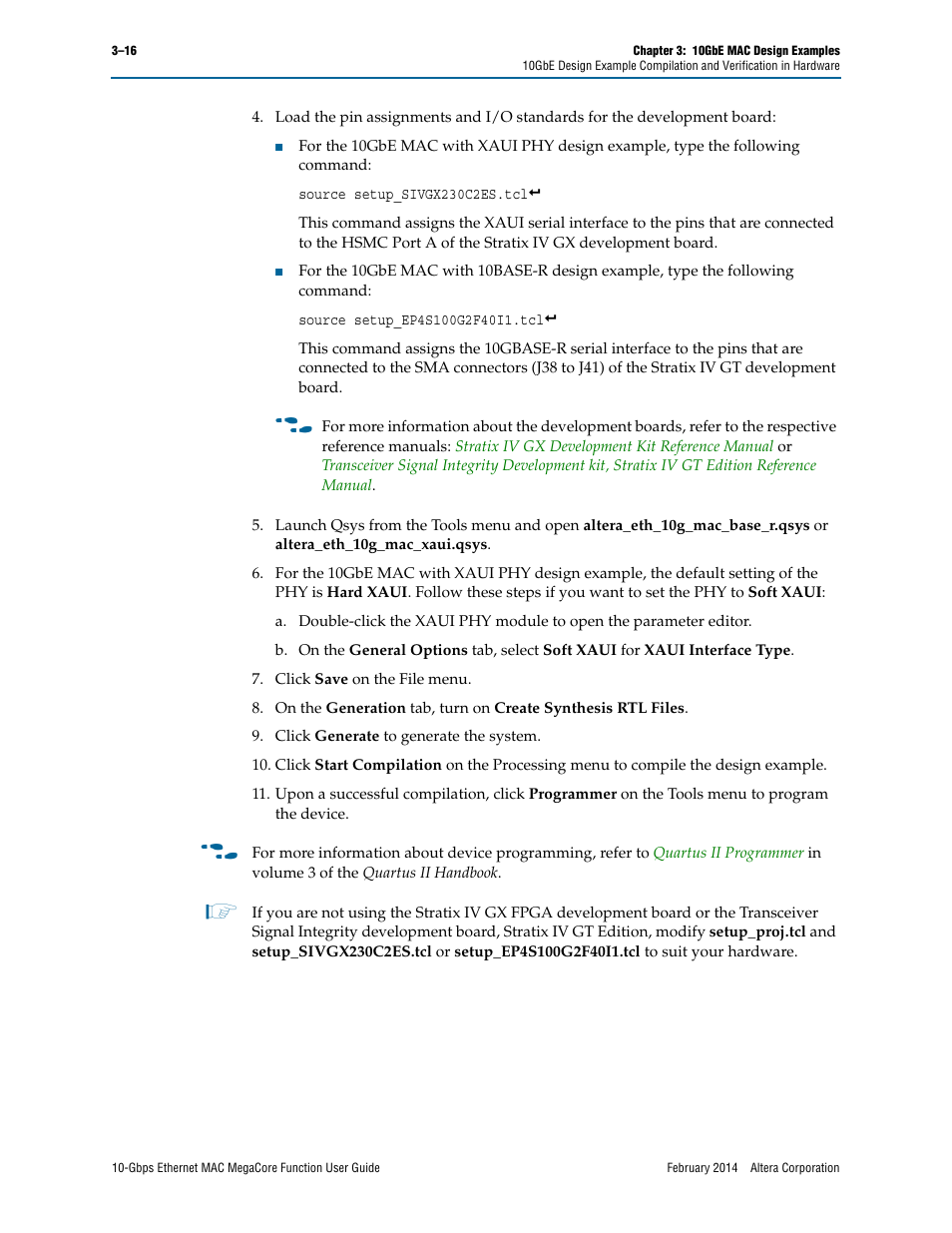 Altera 10-Gbps Ethernet MAC MegaCore Function User Manual | Page 34 / 175