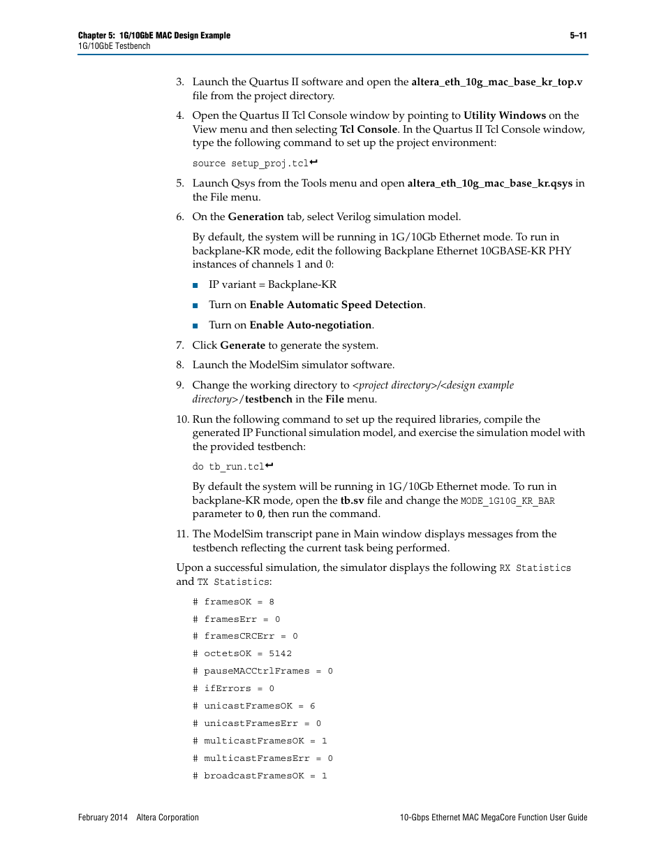 Altera 10-Gbps Ethernet MAC MegaCore Function User Manual | Page 56 / 175