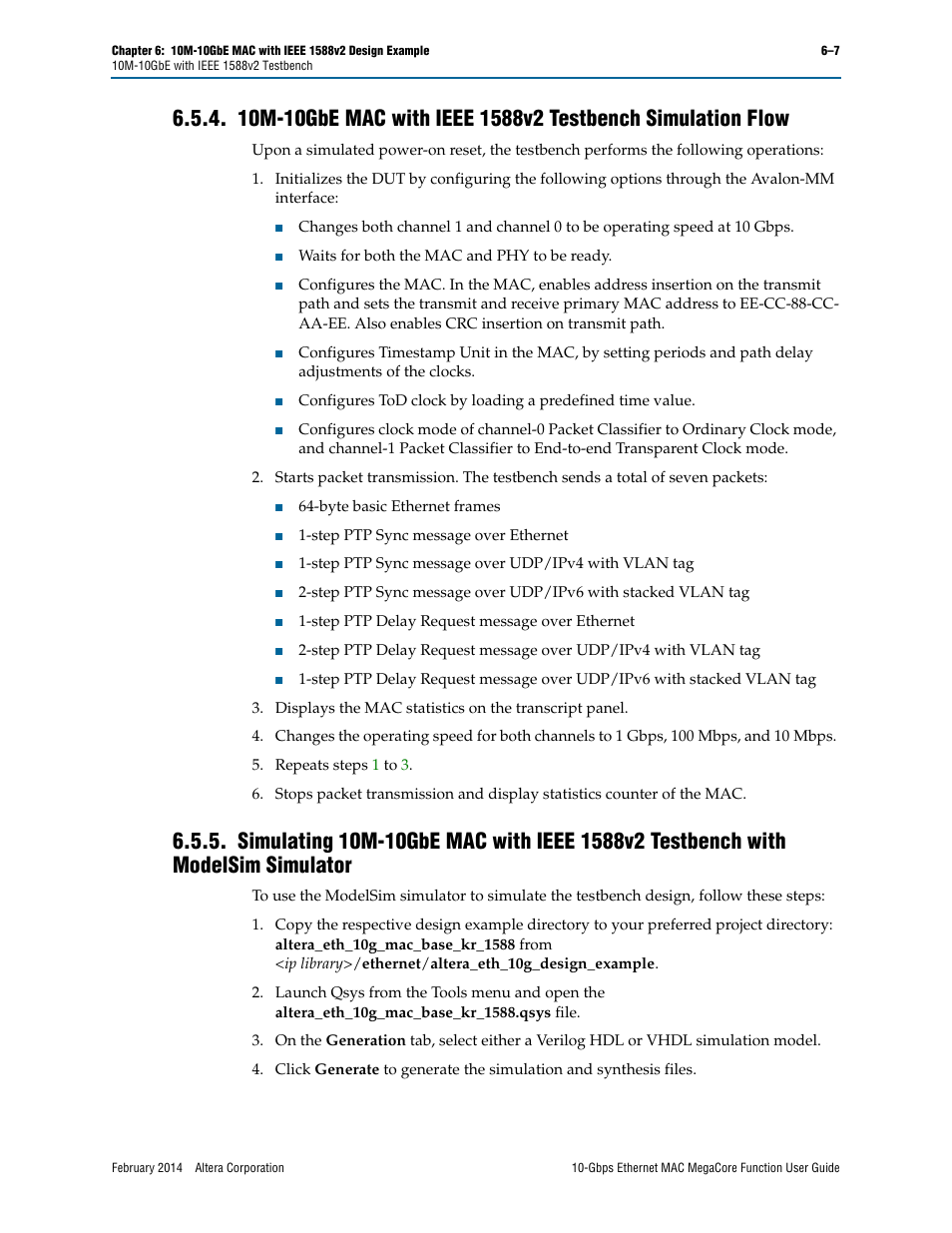 Altera 10-Gbps Ethernet MAC MegaCore Function User Manual | Page 66 / 175