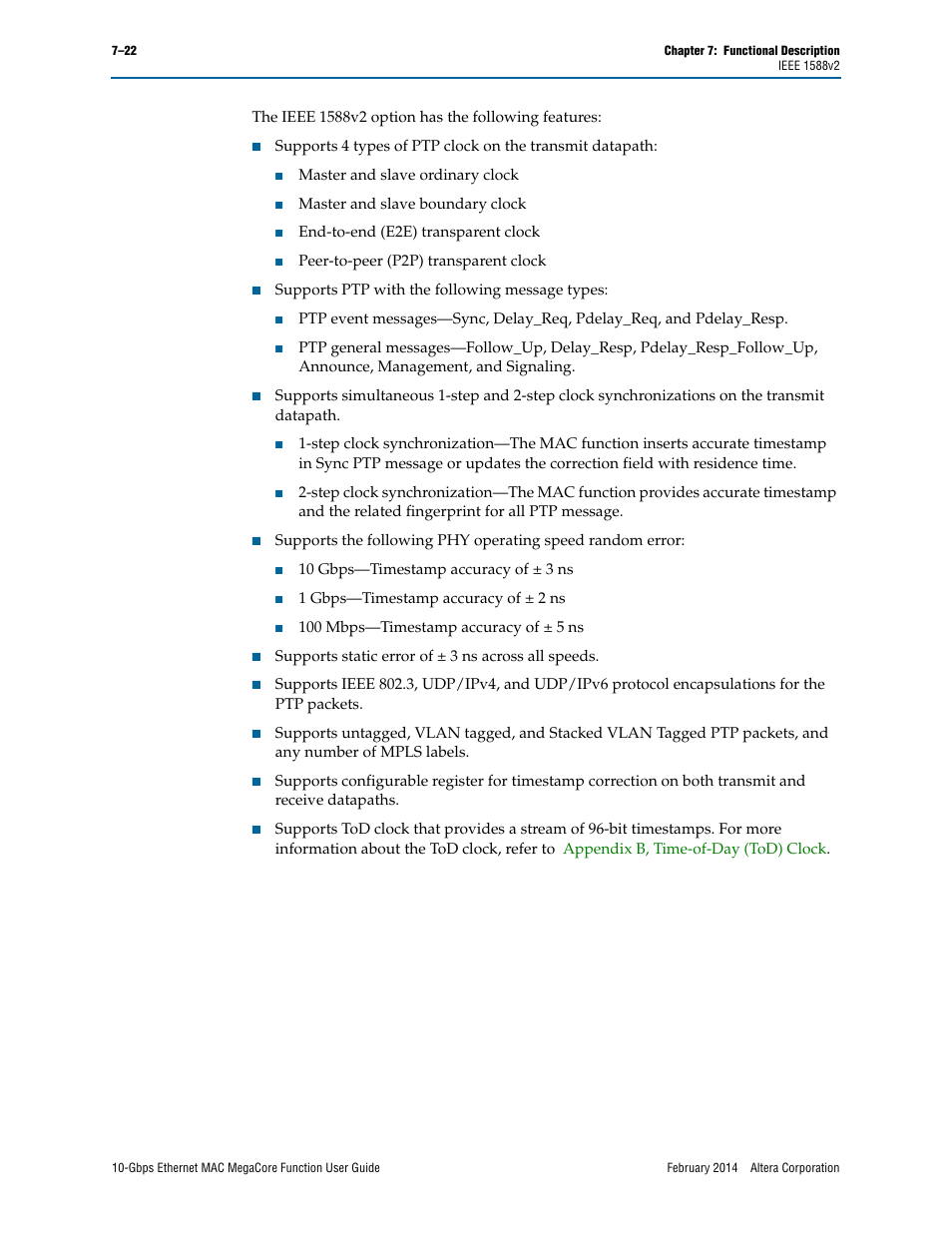 Altera 10-Gbps Ethernet MAC MegaCore Function User Manual | Page 89 / 175
