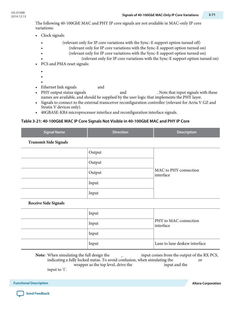 Altera 40-Gbps Ethernet MAC and PHY MegaCore Function User Manual | Page 118 / 199