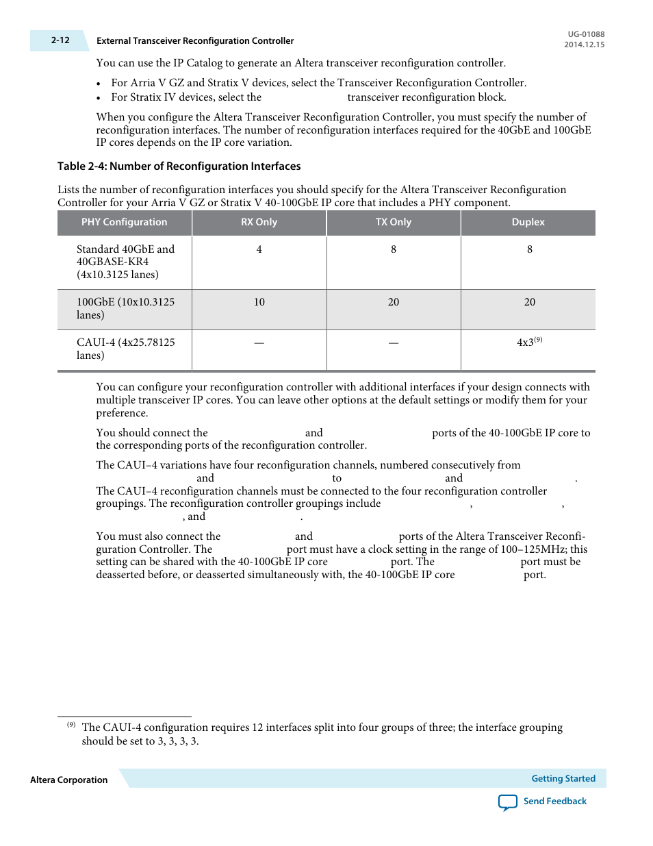 Altera 40-Gbps Ethernet MAC and PHY MegaCore Function User Manual | Page 34 / 199