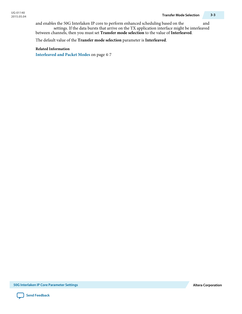 Altera 50G Interlaken MegaCore Function User Manual | Page 26 / 94