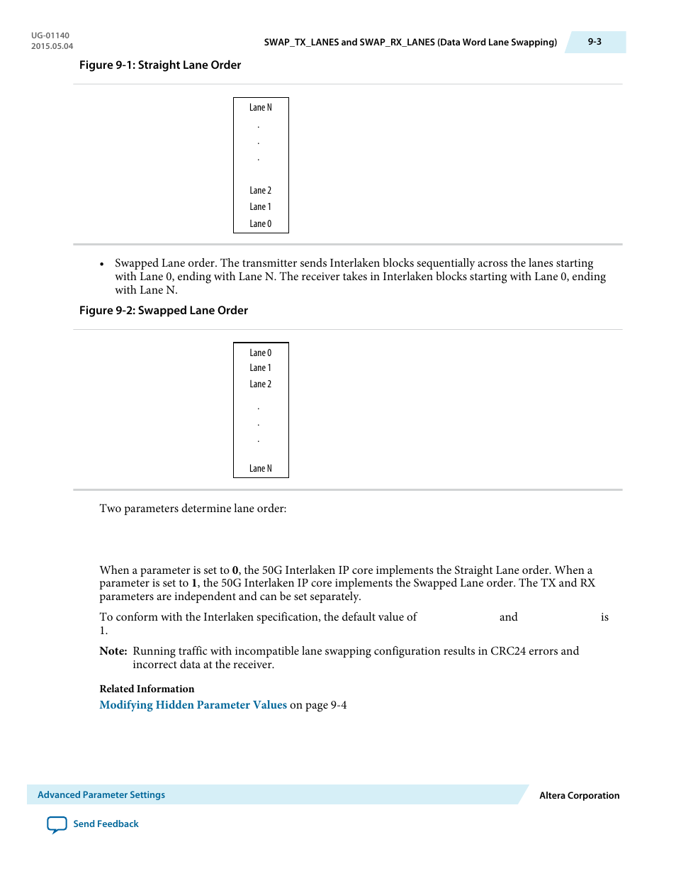 Altera 50G Interlaken MegaCore Function User Manual | Page 81 / 94