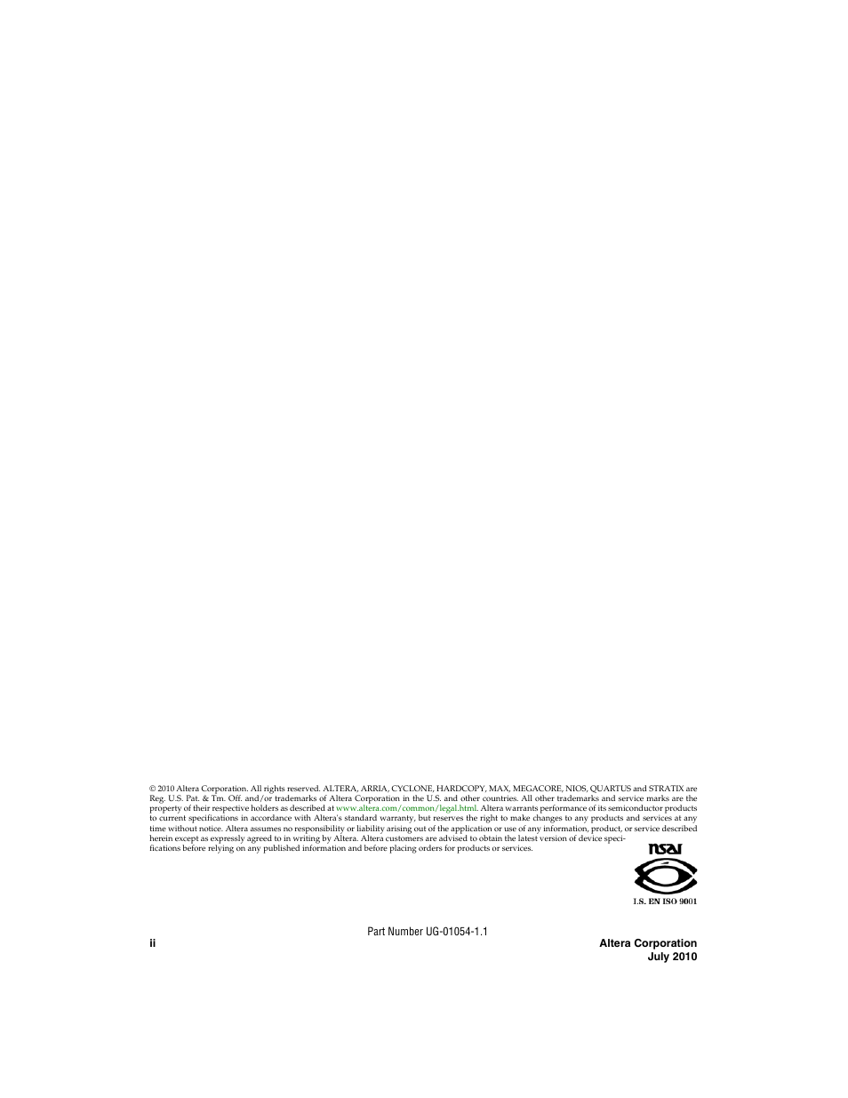 Altera Embedded Systems Development Kit, Cyclone III Edition User Manual | Page 2 / 82
