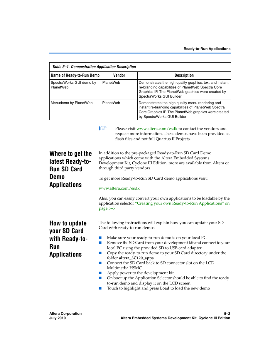 Altera Embedded Systems Development Kit, Cyclone III Edition User Manual | Page 34 / 82