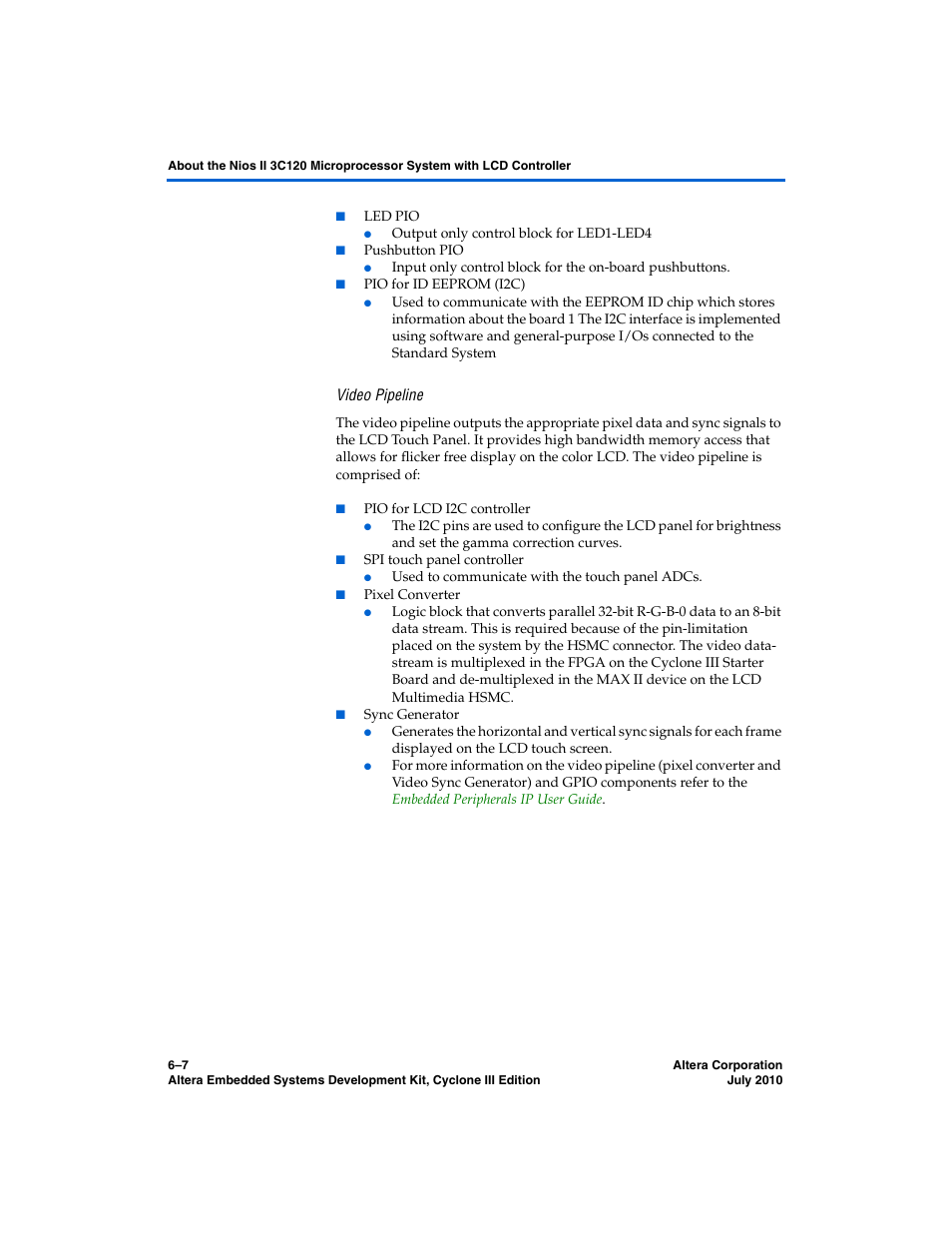 Altera Embedded Systems Development Kit, Cyclone III Edition User Manual | Page 45 / 82