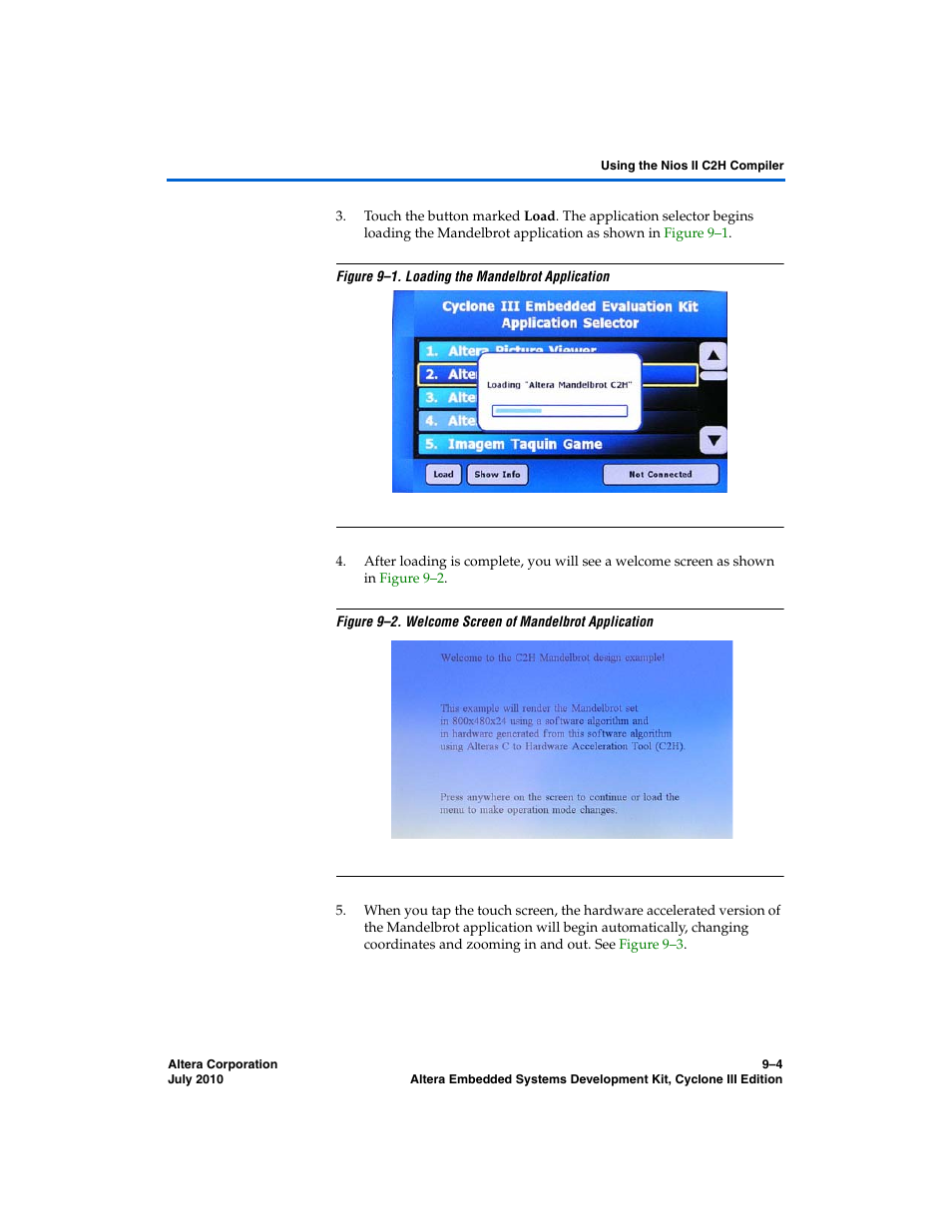 Altera Embedded Systems Development Kit, Cyclone III Edition User Manual | Page 62 / 82