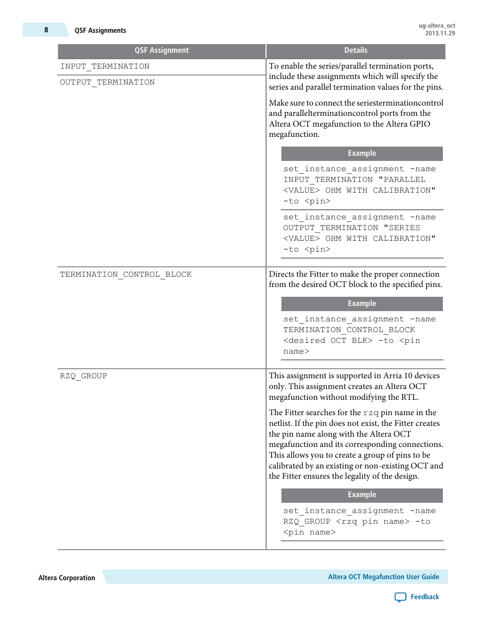 Altera OCT User Manual | Page 8 / 10