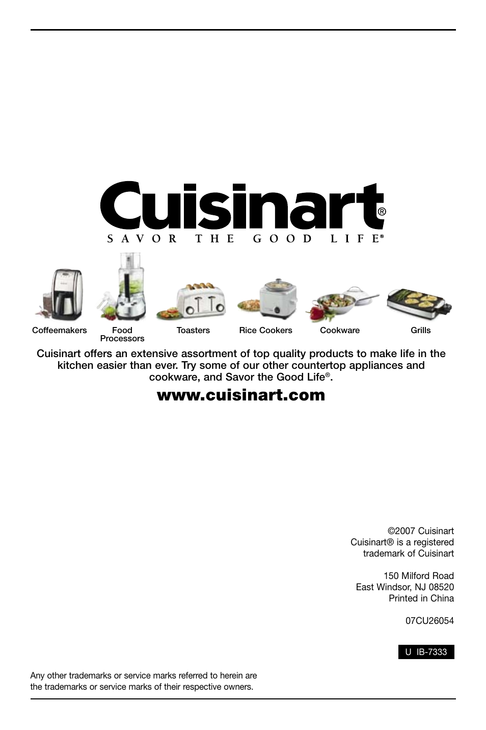 Cuisinart TOB-155 User Manual | Page 24 / 25