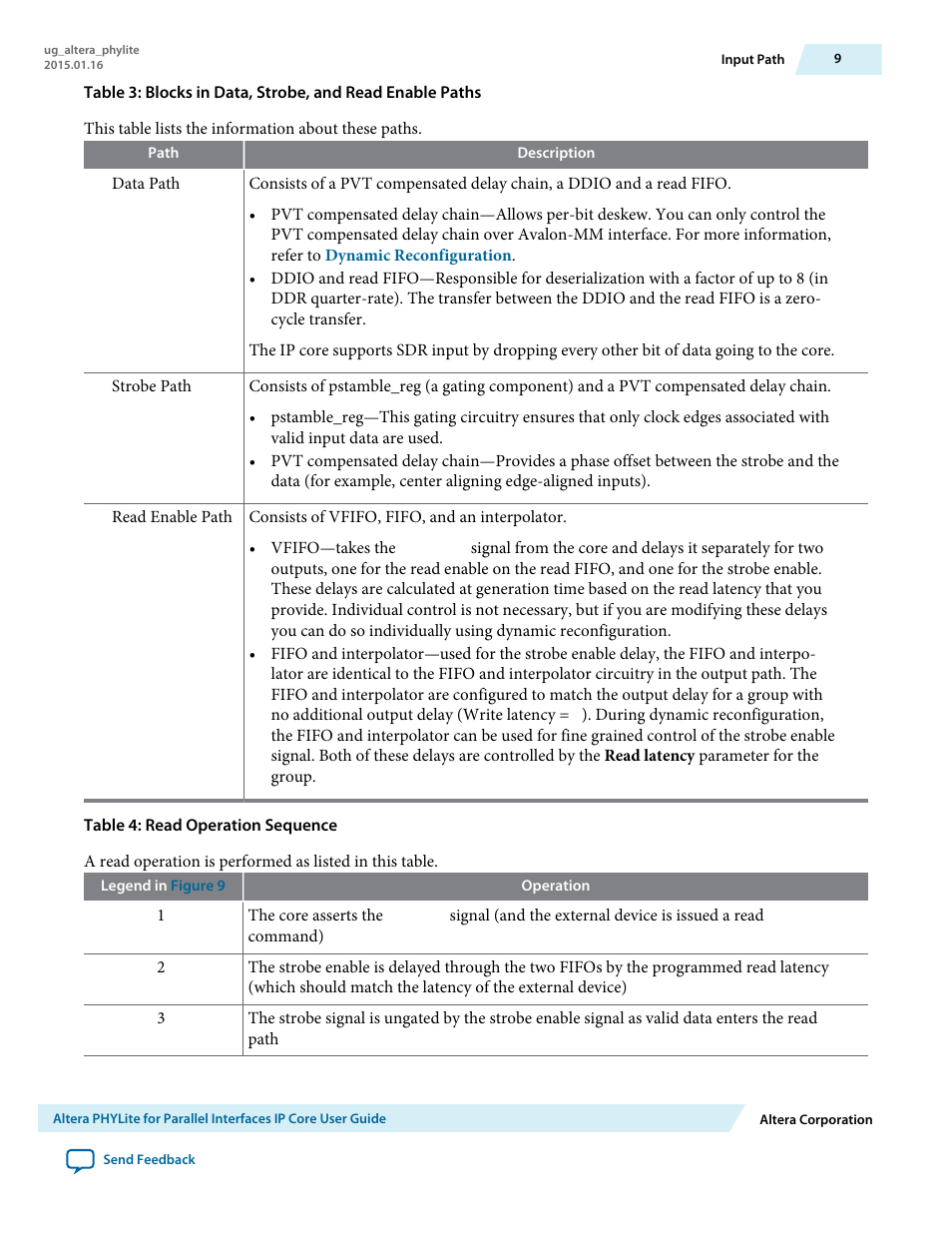 Altera PHYLite User Manual | Page 9 / 61