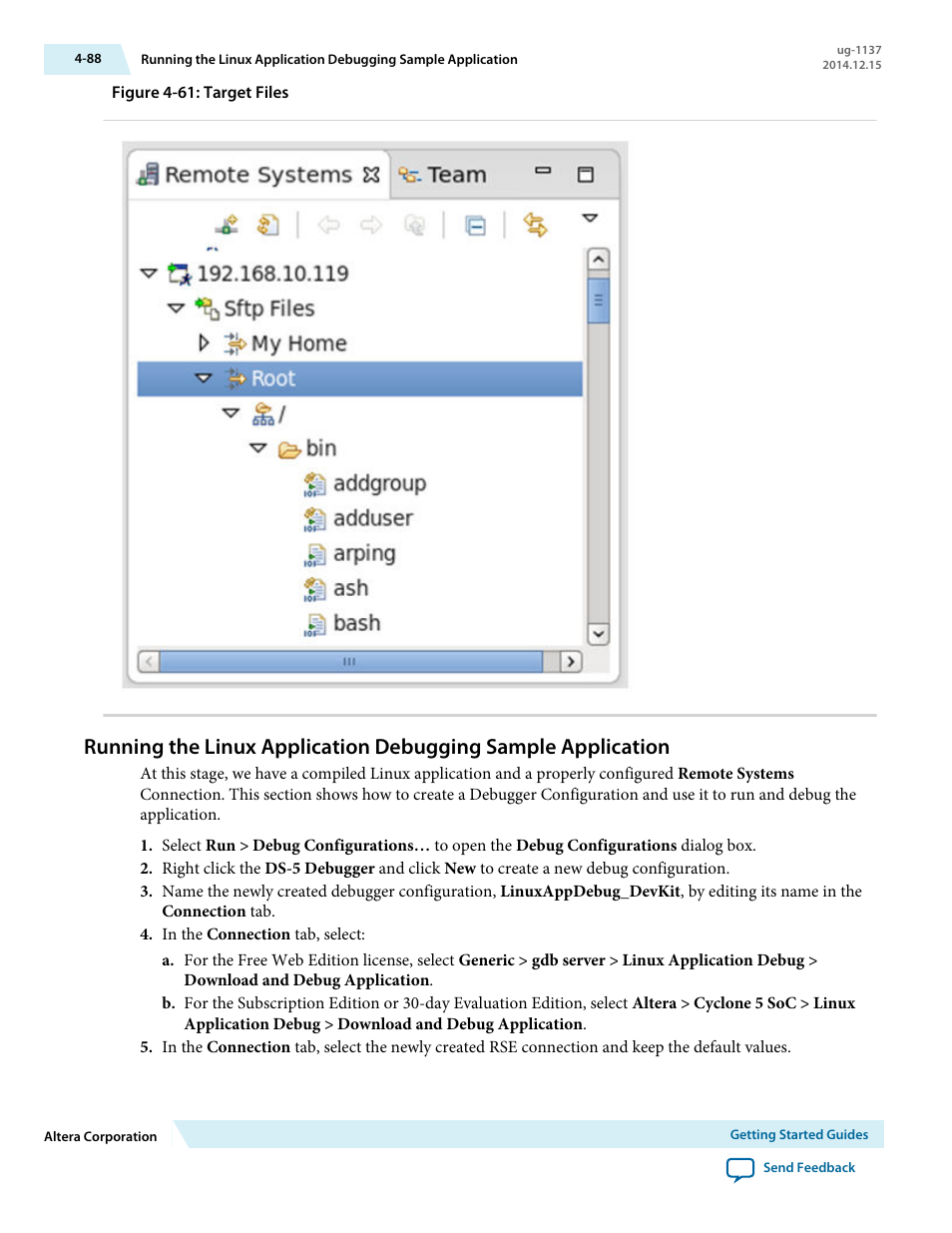 Altera SoC Embedded Design Suite User Manual | Page 107 / 207