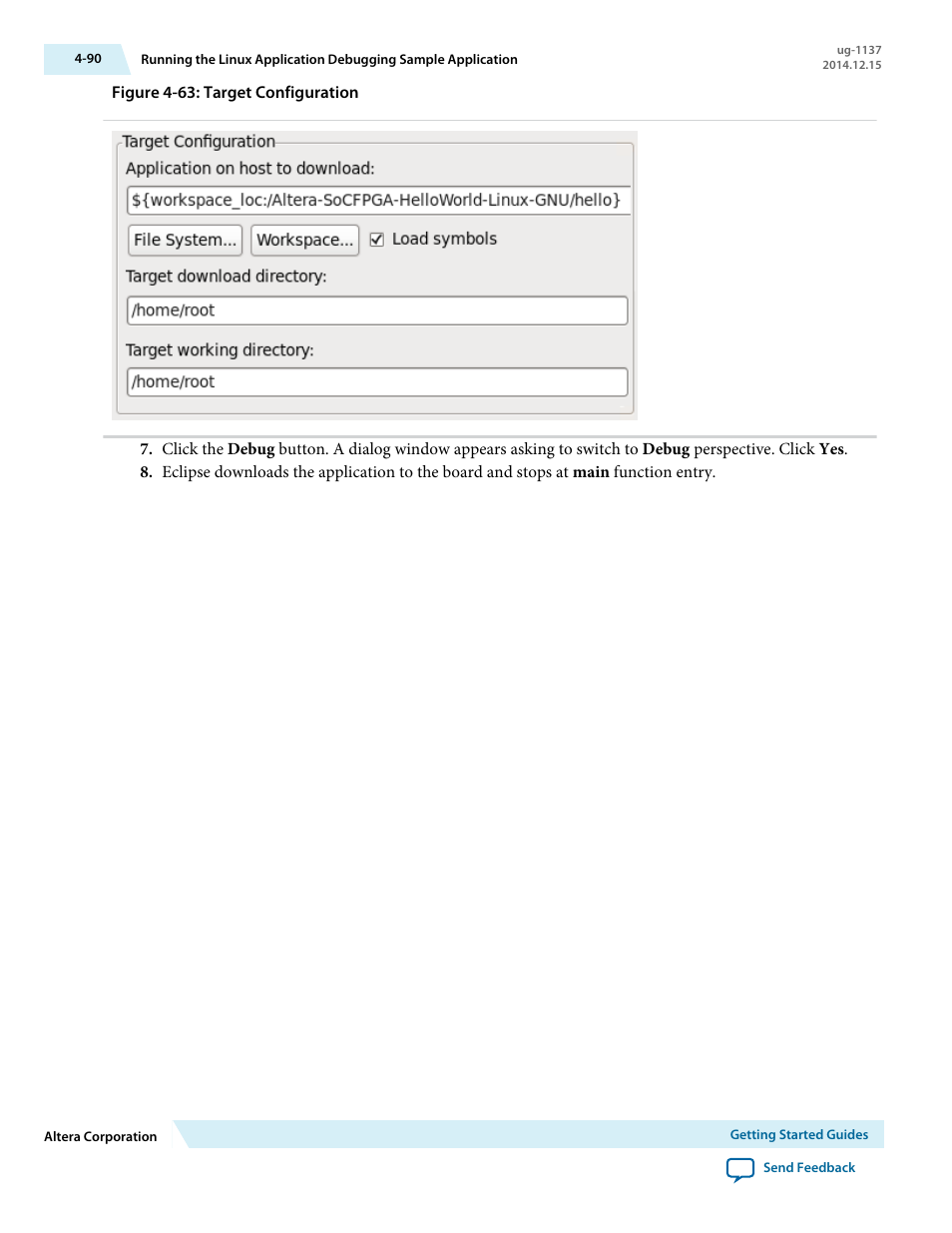 Altera SoC Embedded Design Suite User Manual | Page 109 / 207