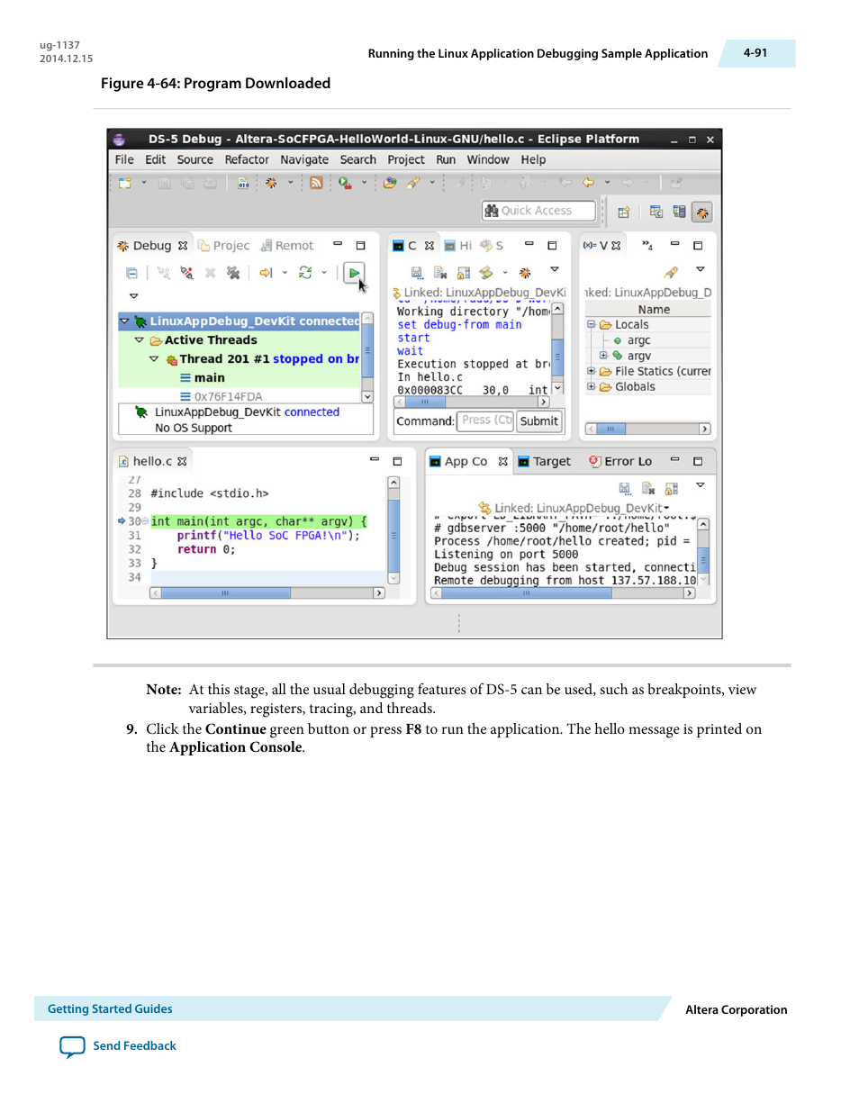 Altera SoC Embedded Design Suite User Manual | Page 110 / 207