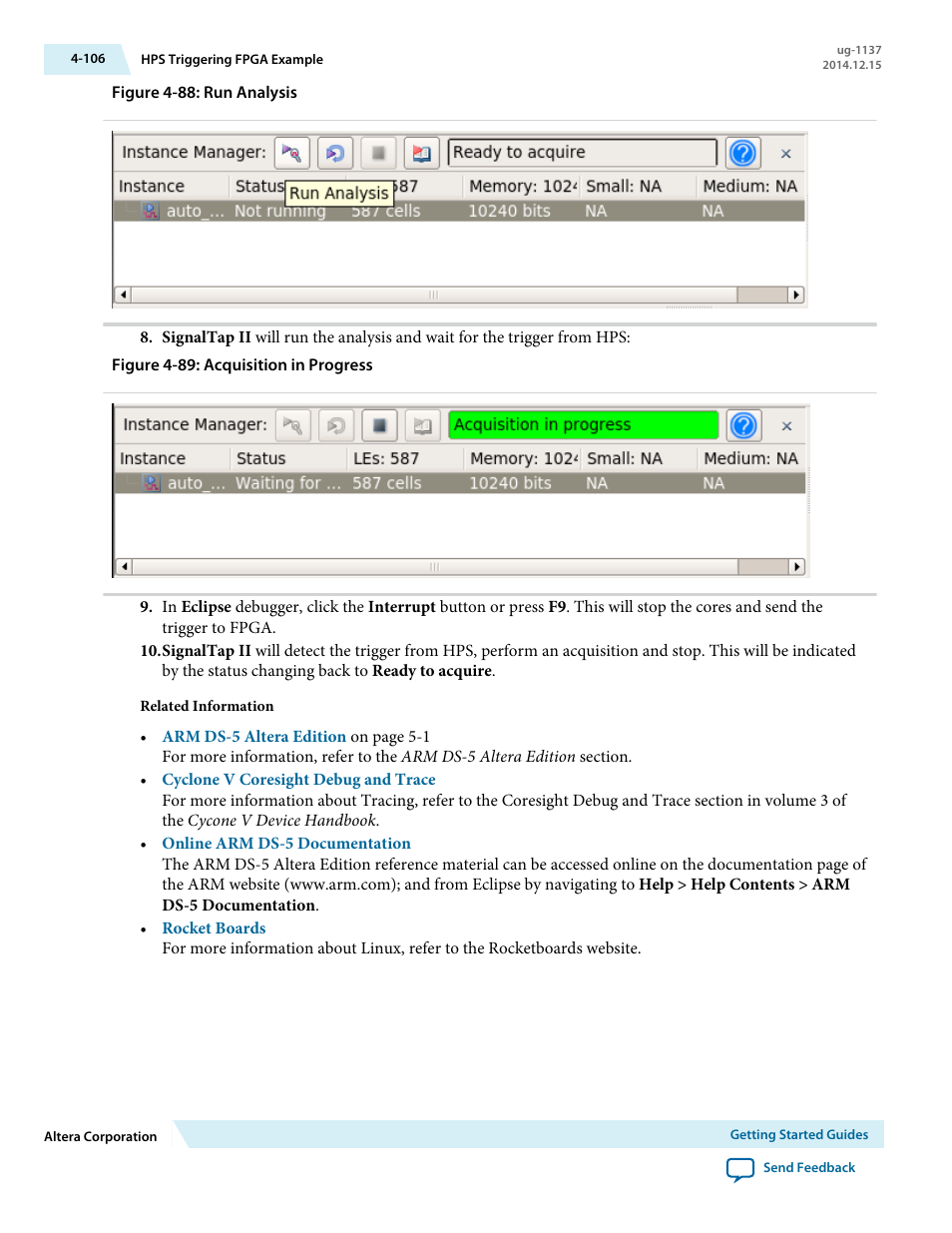 Altera SoC Embedded Design Suite User Manual | Page 125 / 207