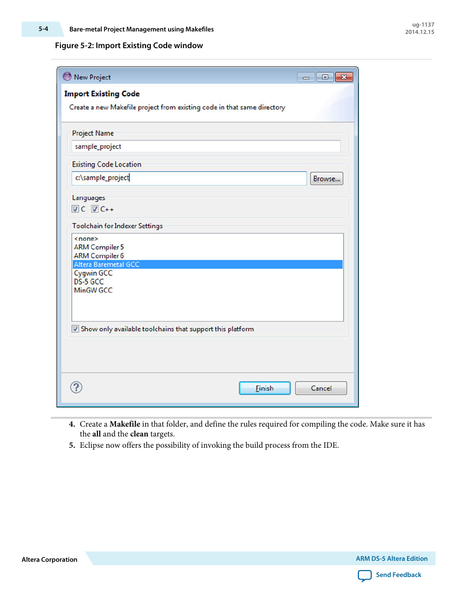 Altera SoC Embedded Design Suite User Manual | Page 129 / 207