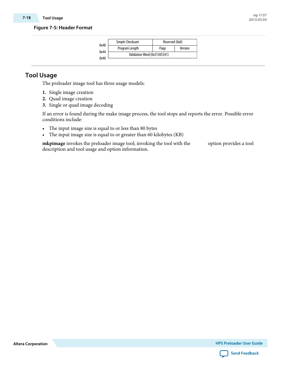 Tool usage, Tool usage -18 | Altera SoC Embedded Design Suite User Manual | Page 183 / 207