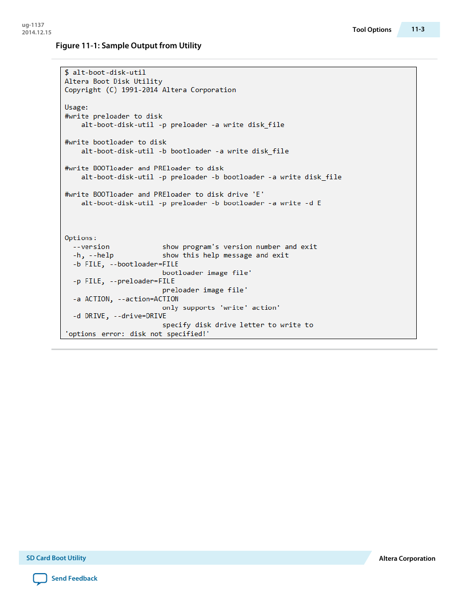 Altera SoC Embedded Design Suite User Manual | Page 201 / 207