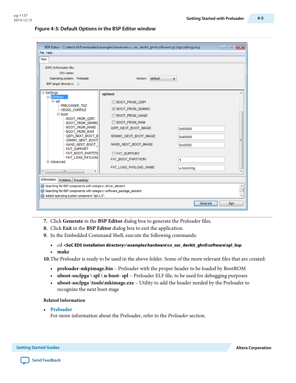 Altera SoC Embedded Design Suite User Manual | Page 24 / 207