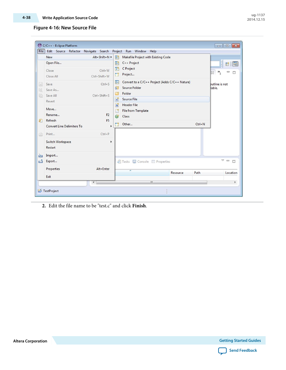 Altera SoC Embedded Design Suite User Manual | Page 57 / 207