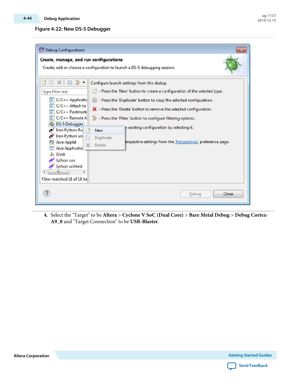Altera SoC Embedded Design Suite User Manual | Page 63 / 207