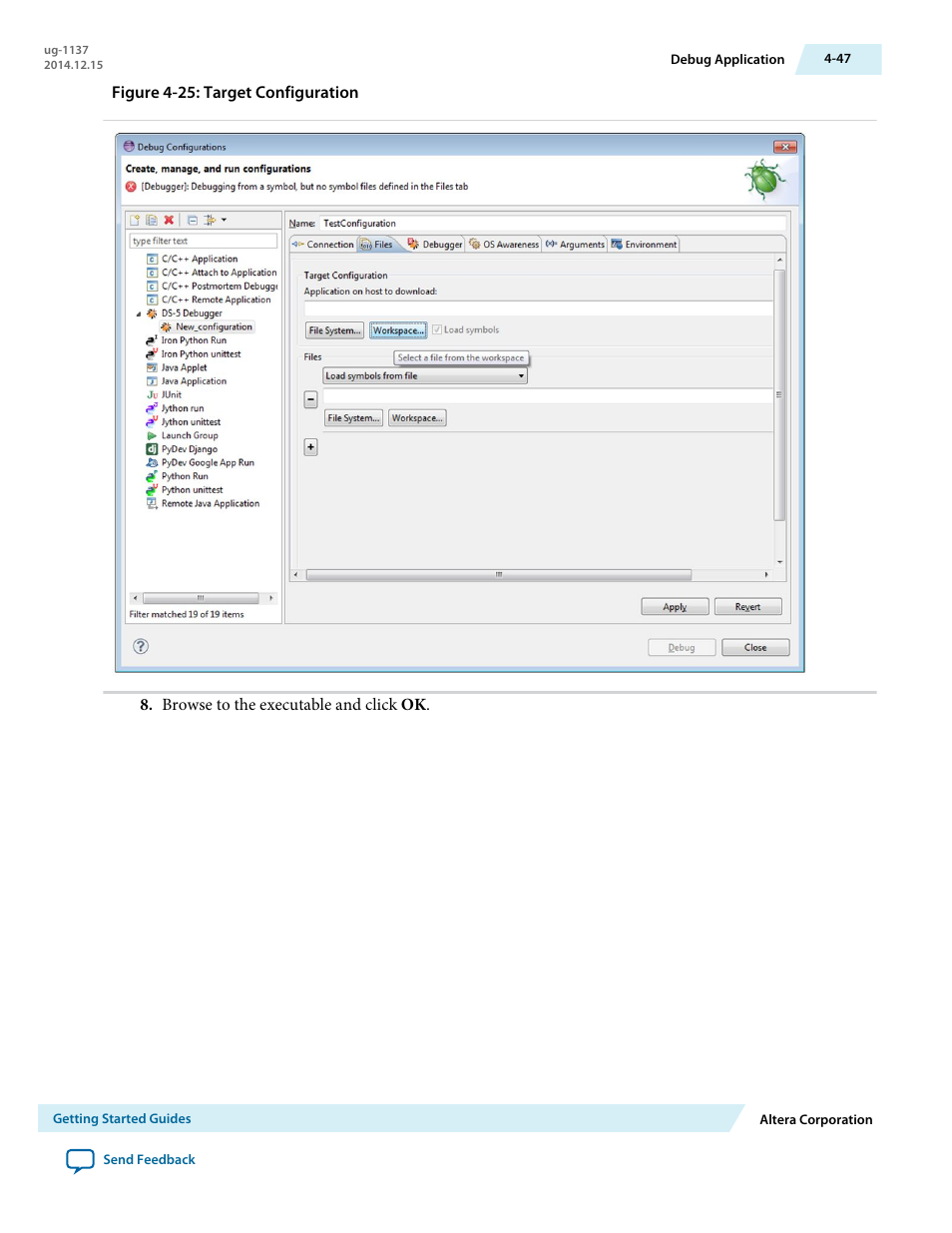 Altera SoC Embedded Design Suite User Manual | Page 66 / 207
