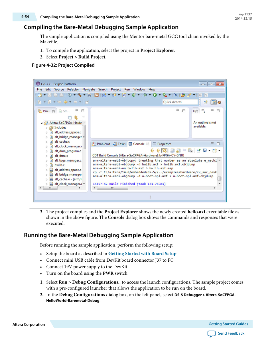 Altera SoC Embedded Design Suite User Manual | Page 73 / 207