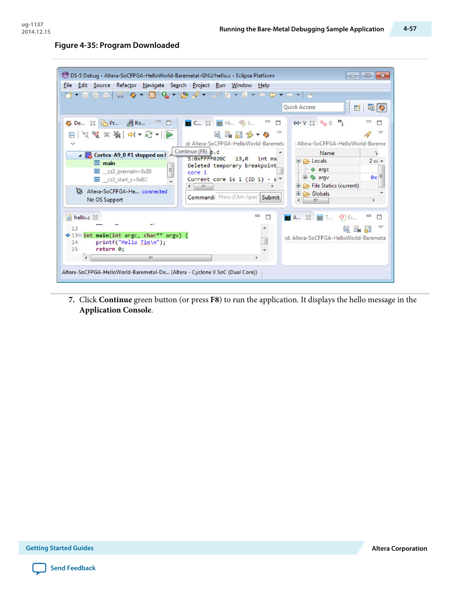 Altera SoC Embedded Design Suite User Manual | Page 76 / 207