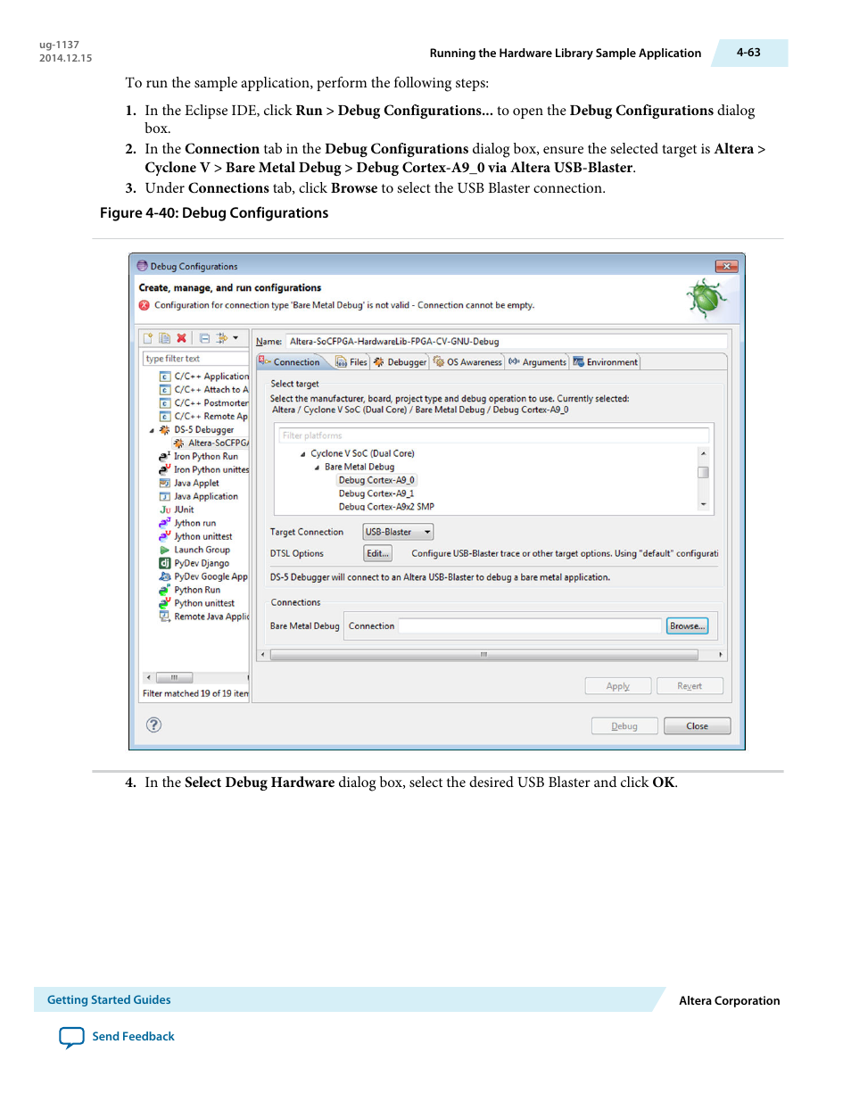 Altera SoC Embedded Design Suite User Manual | Page 82 / 207