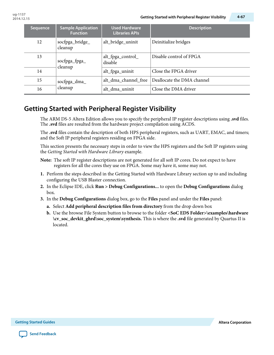Altera SoC Embedded Design Suite User Manual | Page 86 / 207