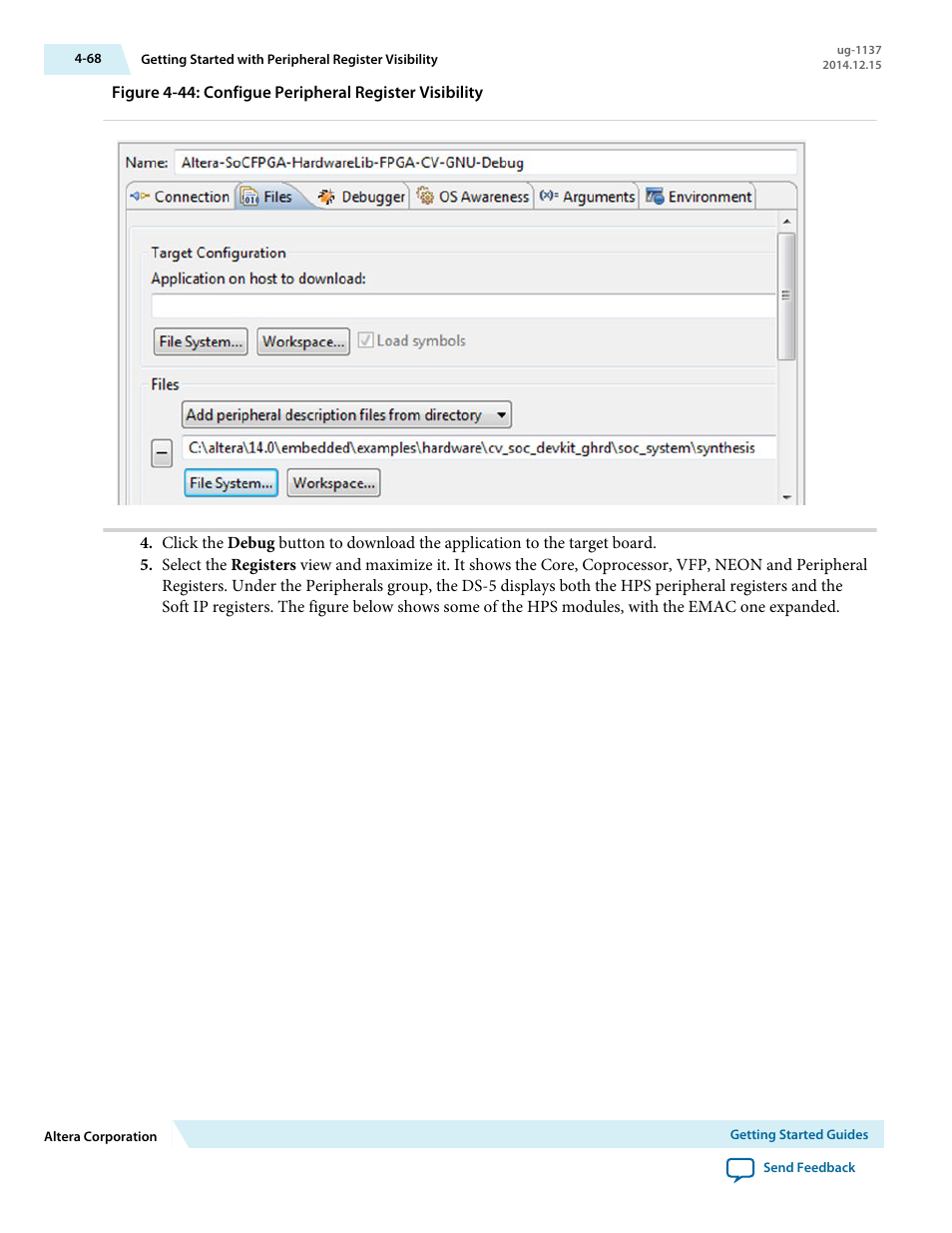 Altera SoC Embedded Design Suite User Manual | Page 87 / 207