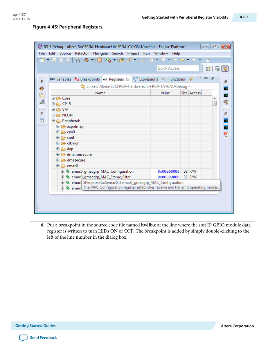 Altera SoC Embedded Design Suite User Manual | Page 88 / 207