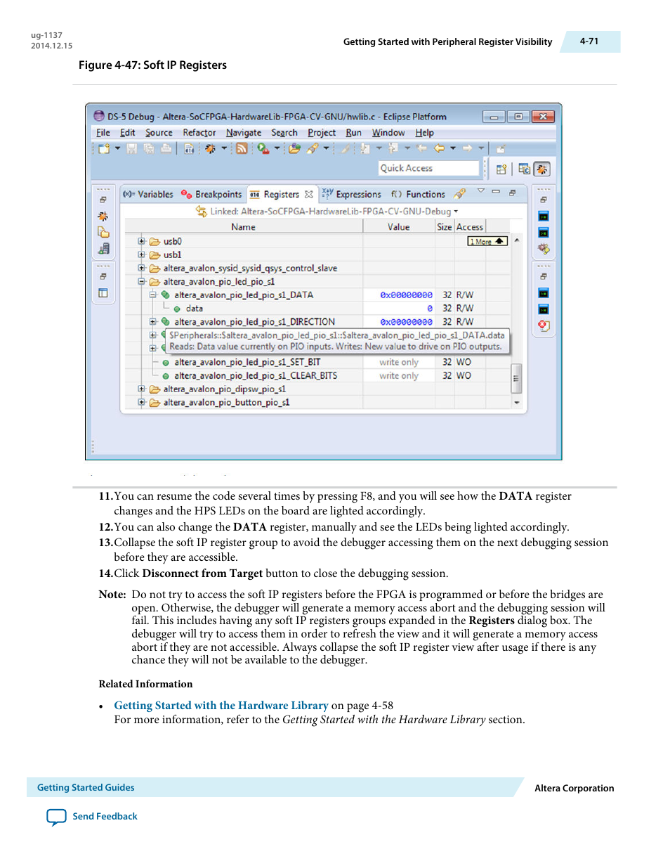 Altera SoC Embedded Design Suite User Manual | Page 90 / 207