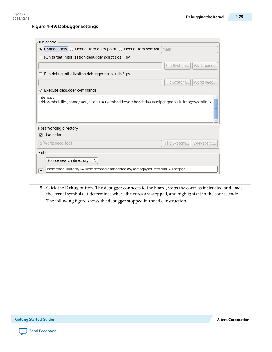 Altera SoC Embedded Design Suite User Manual | Page 94 / 207