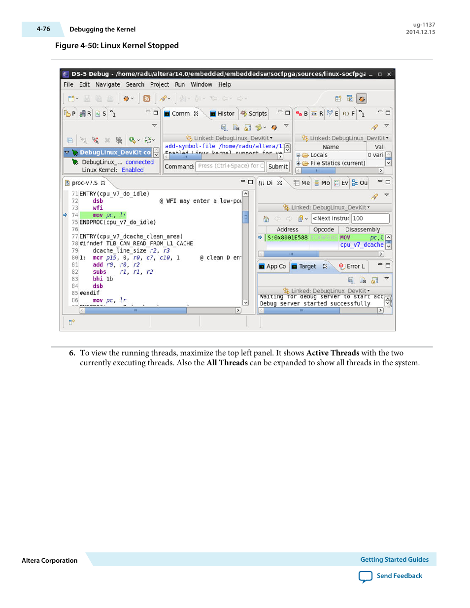 Altera SoC Embedded Design Suite User Manual | Page 95 / 207