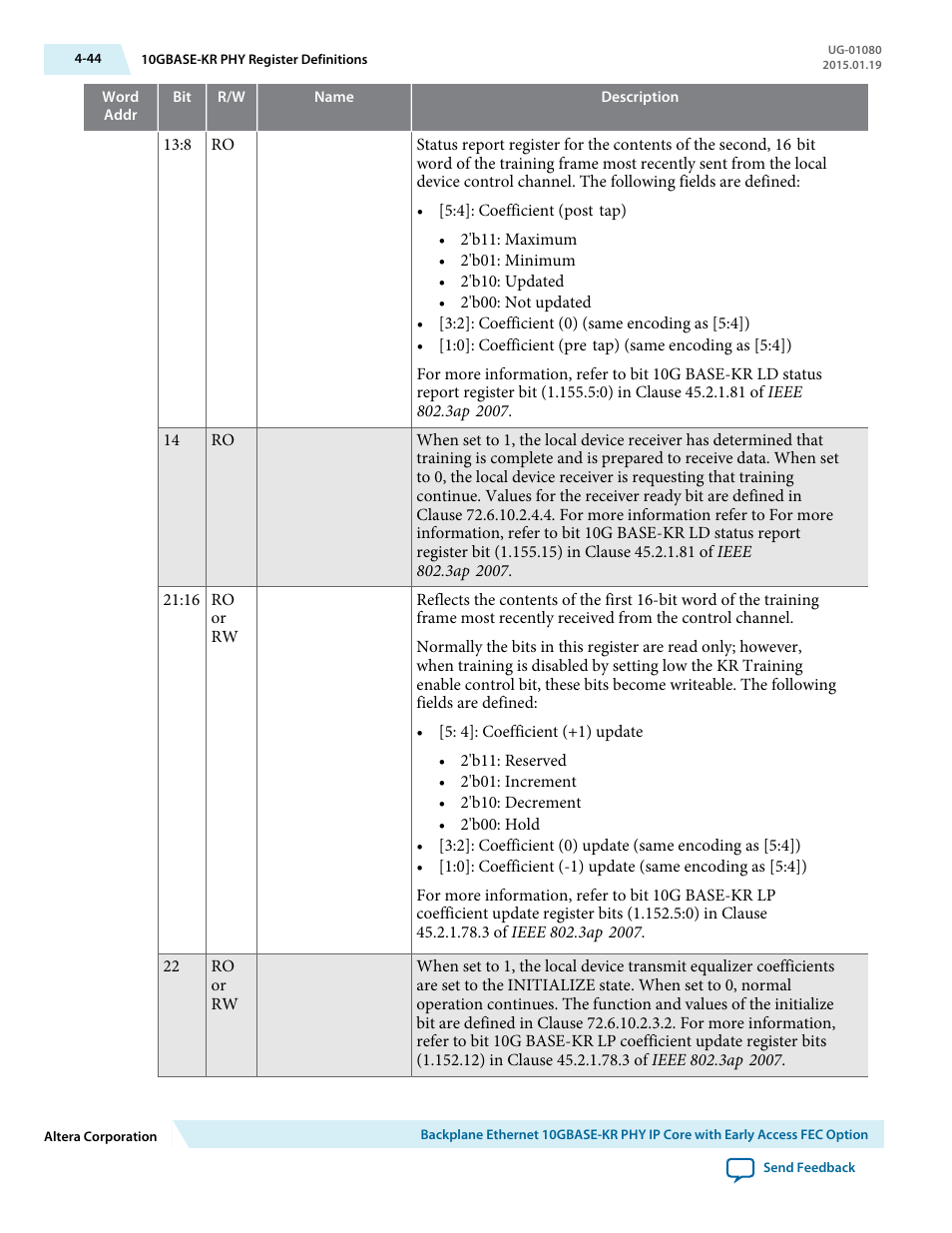 Altera Transceiver PHY IP Core User Manual | Page 100 / 702