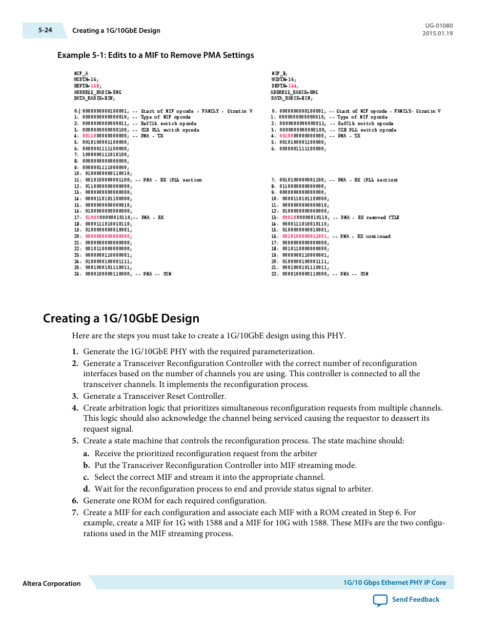 Creating a 1g/10gbe design, Creating a 1g/10gbe design -24 | Altera Transceiver PHY IP Core User Manual | Page 133 / 702