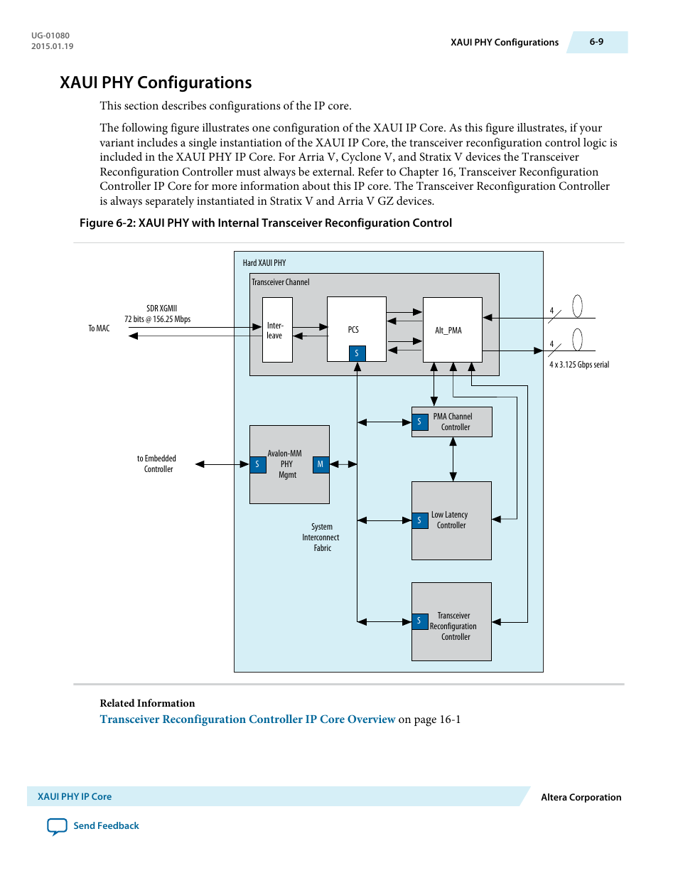 Xaui phy configurations, Xaui phy configurations -9 | Altera Transceiver PHY IP Core User Manual | Page 149 / 702