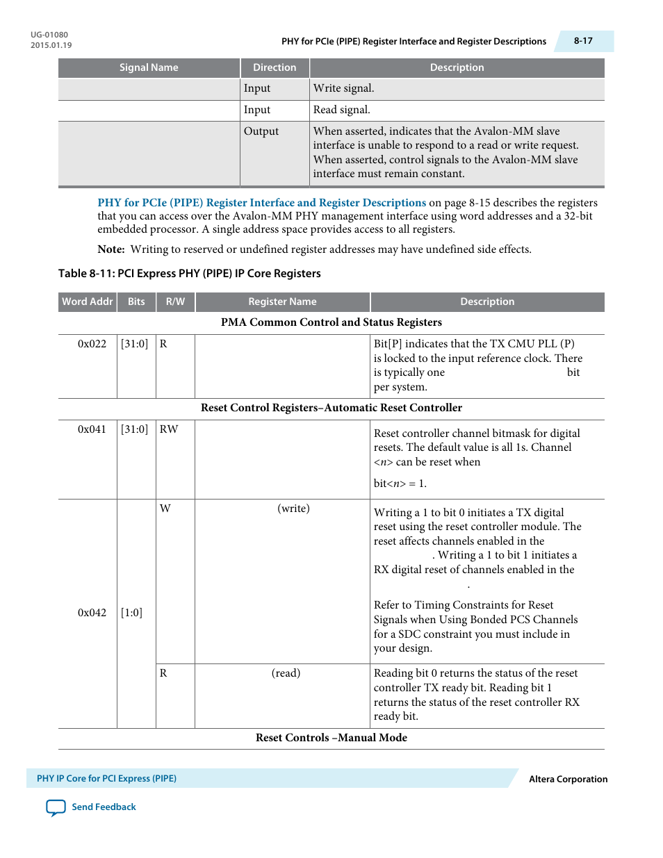 Altera Transceiver PHY IP Core User Manual | Page 205 / 702