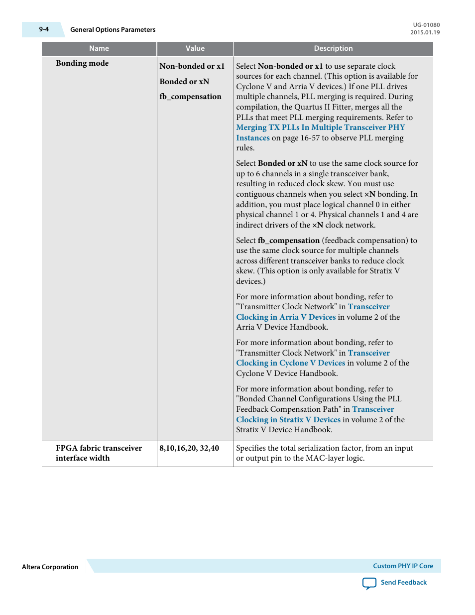 Altera Transceiver PHY IP Core User Manual | Page 217 / 702