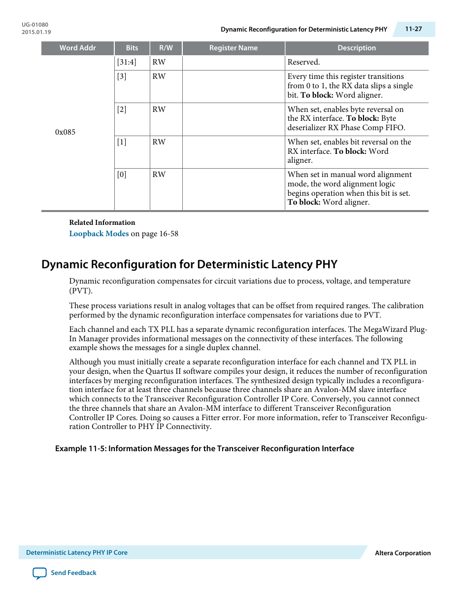 Altera Transceiver PHY IP Core User Manual | Page 295 / 702