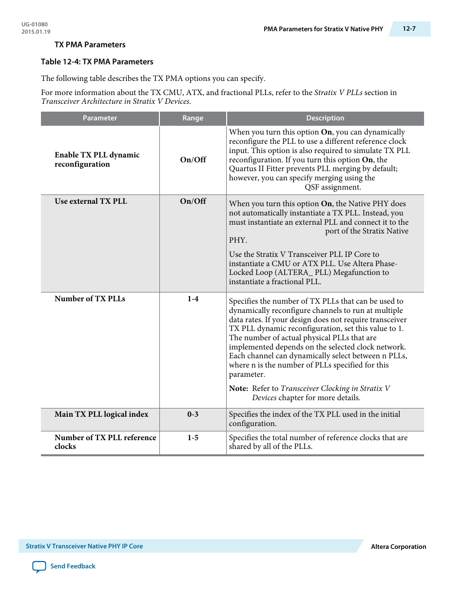 Altera Transceiver PHY IP Core User Manual | Page 305 / 702