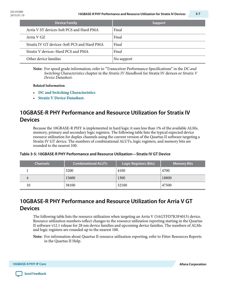 Altera Transceiver PHY IP Core User Manual | Page 31 / 702