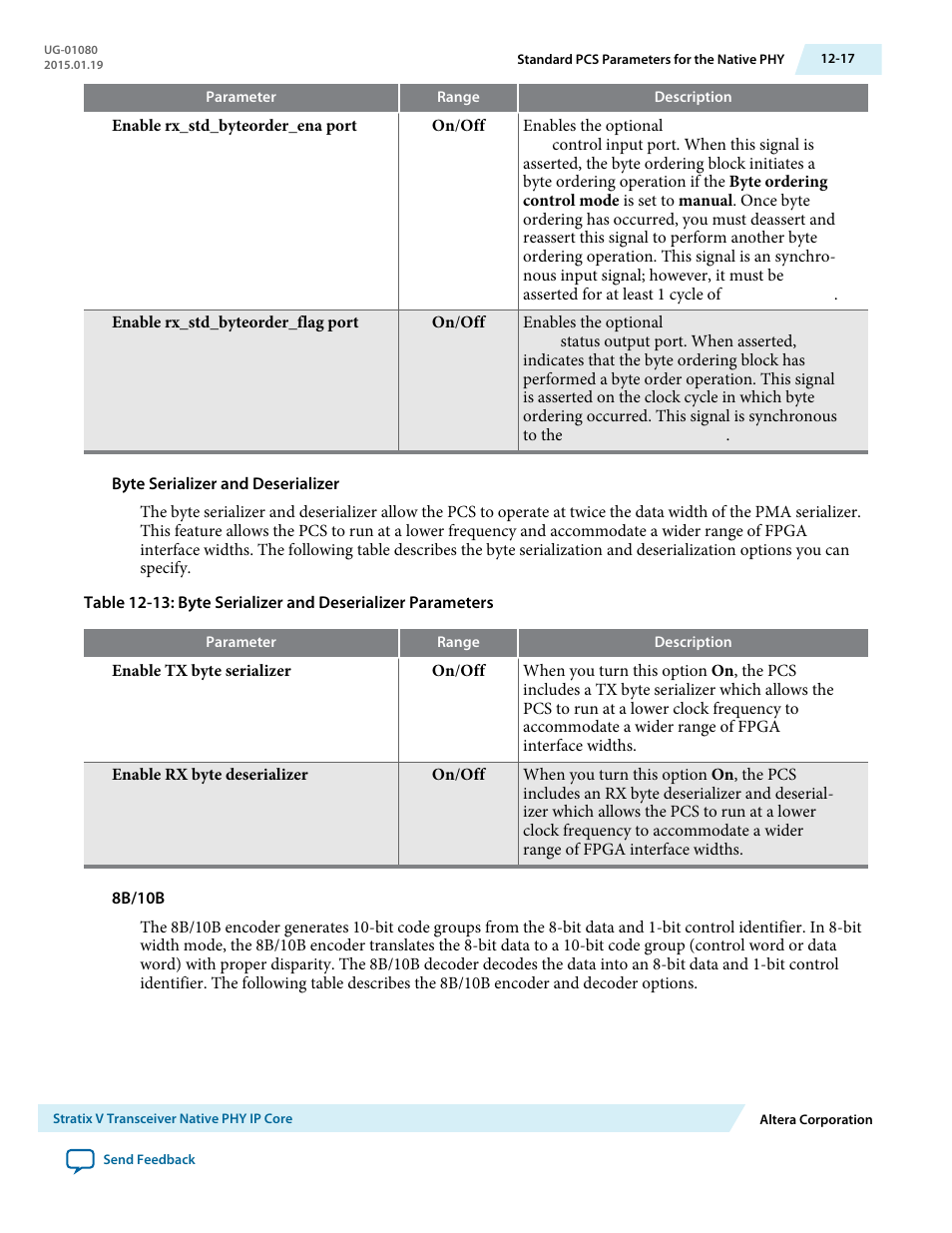 Altera Transceiver PHY IP Core User Manual | Page 315 / 702