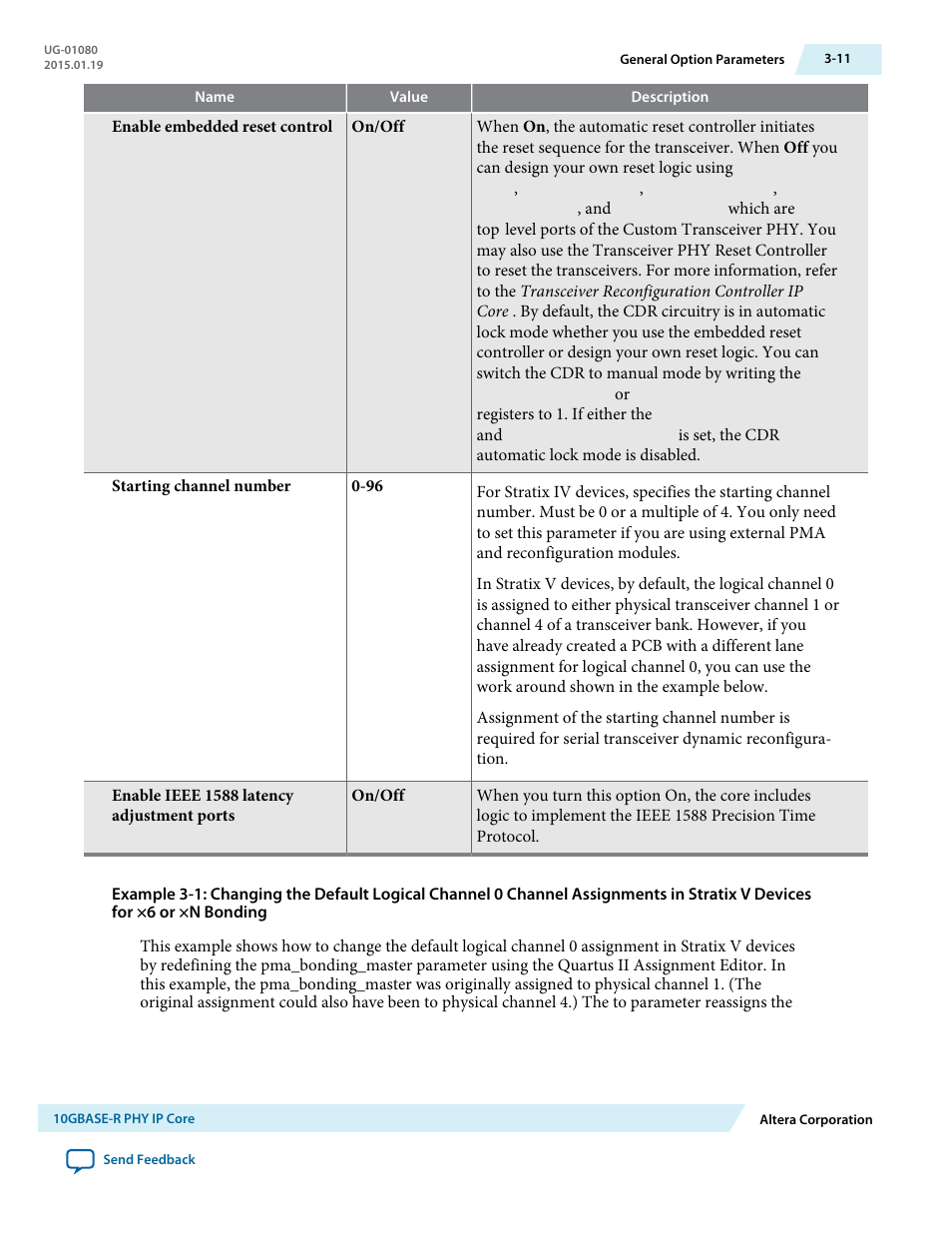 Altera Transceiver PHY IP Core User Manual | Page 35 / 702