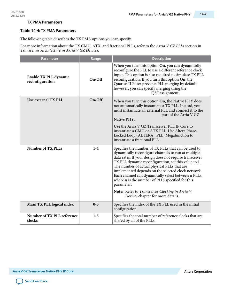 Altera Transceiver PHY IP Core User Manual | Page 418 / 702