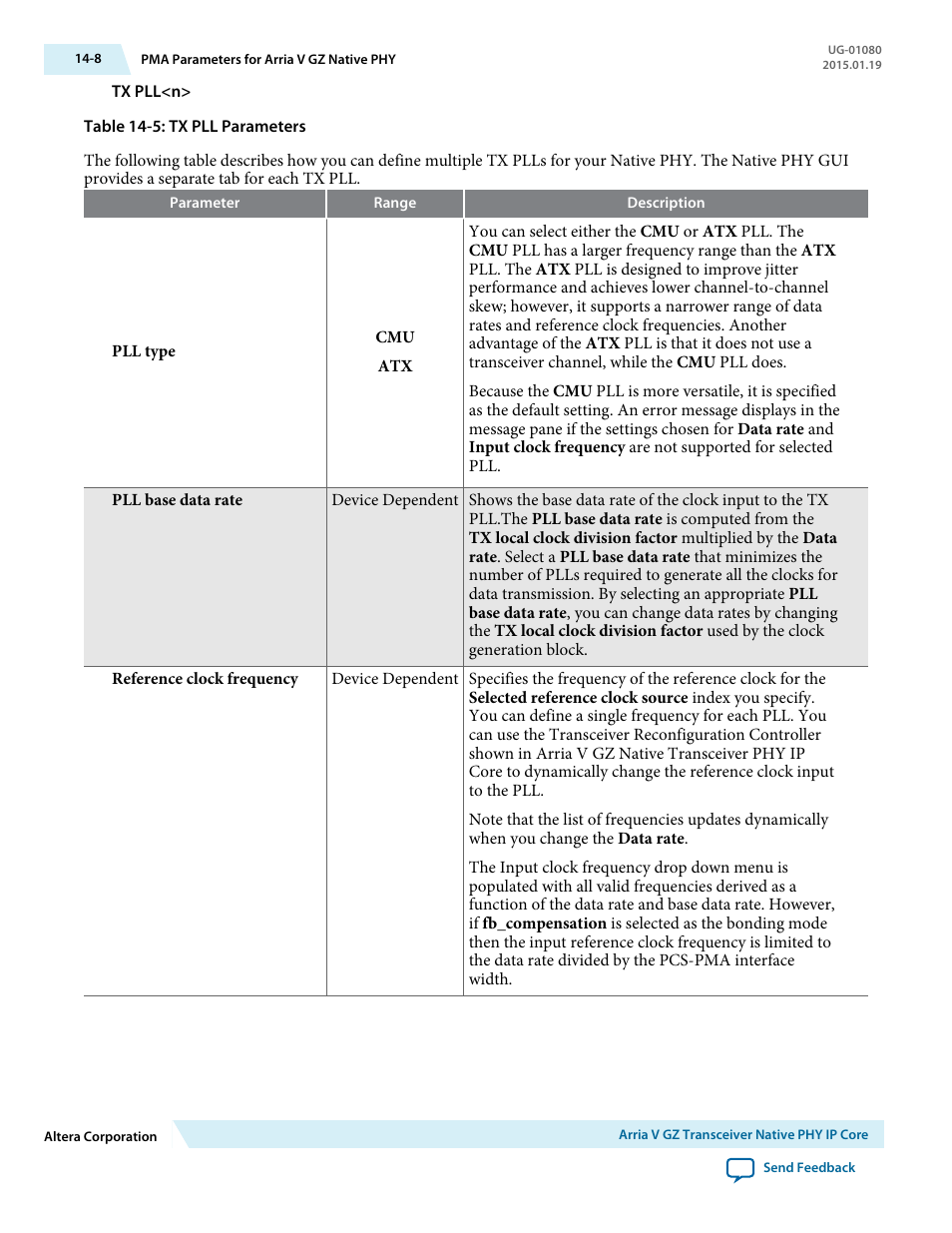 Altera Transceiver PHY IP Core User Manual | Page 419 / 702