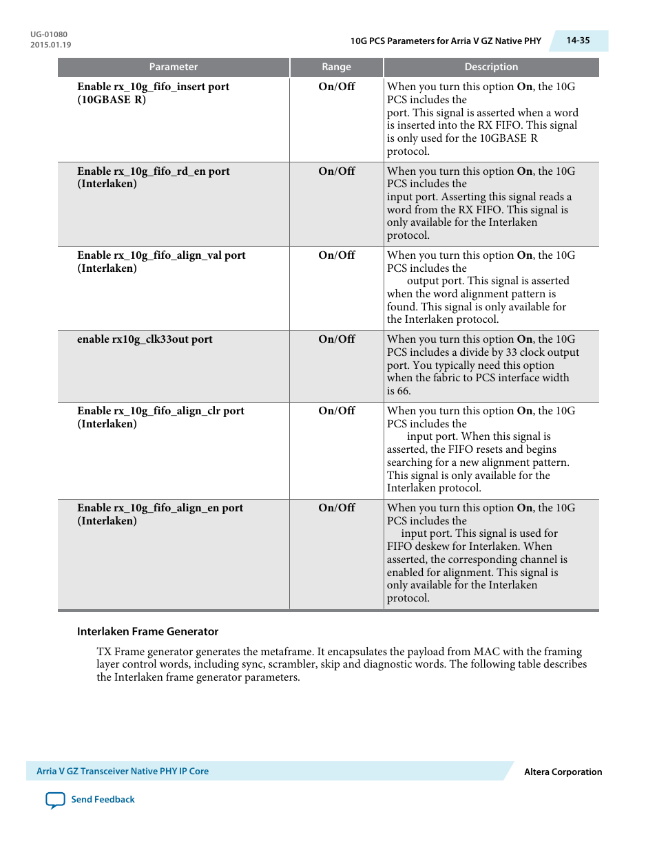 Altera Transceiver PHY IP Core User Manual | Page 446 / 702