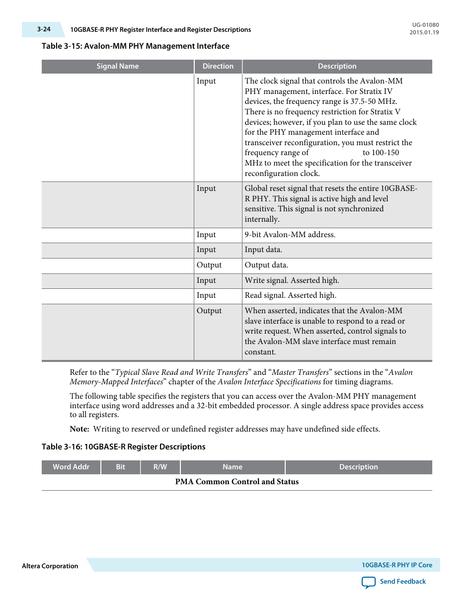 Altera Transceiver PHY IP Core User Manual | Page 48 / 702