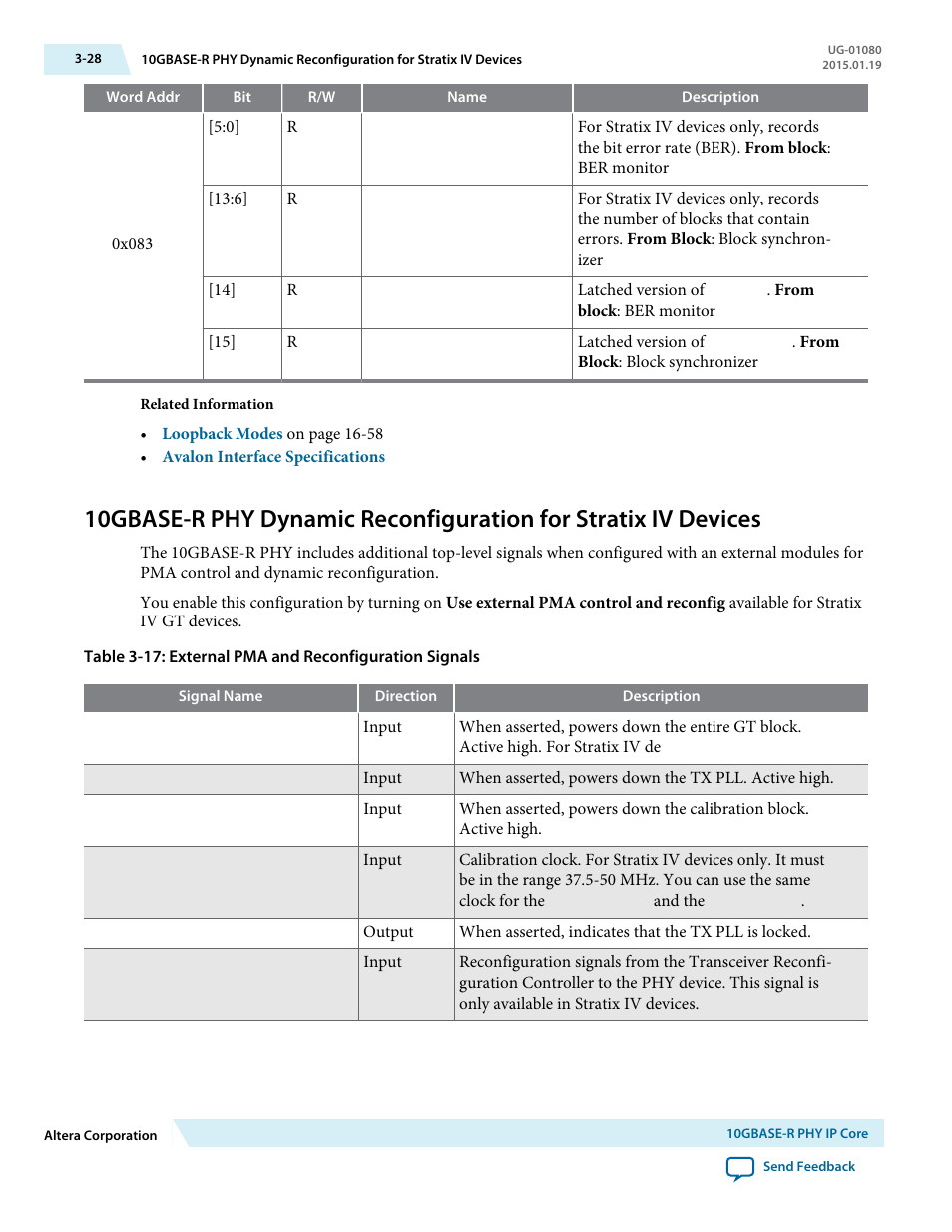 Altera Transceiver PHY IP Core User Manual | Page 52 / 702